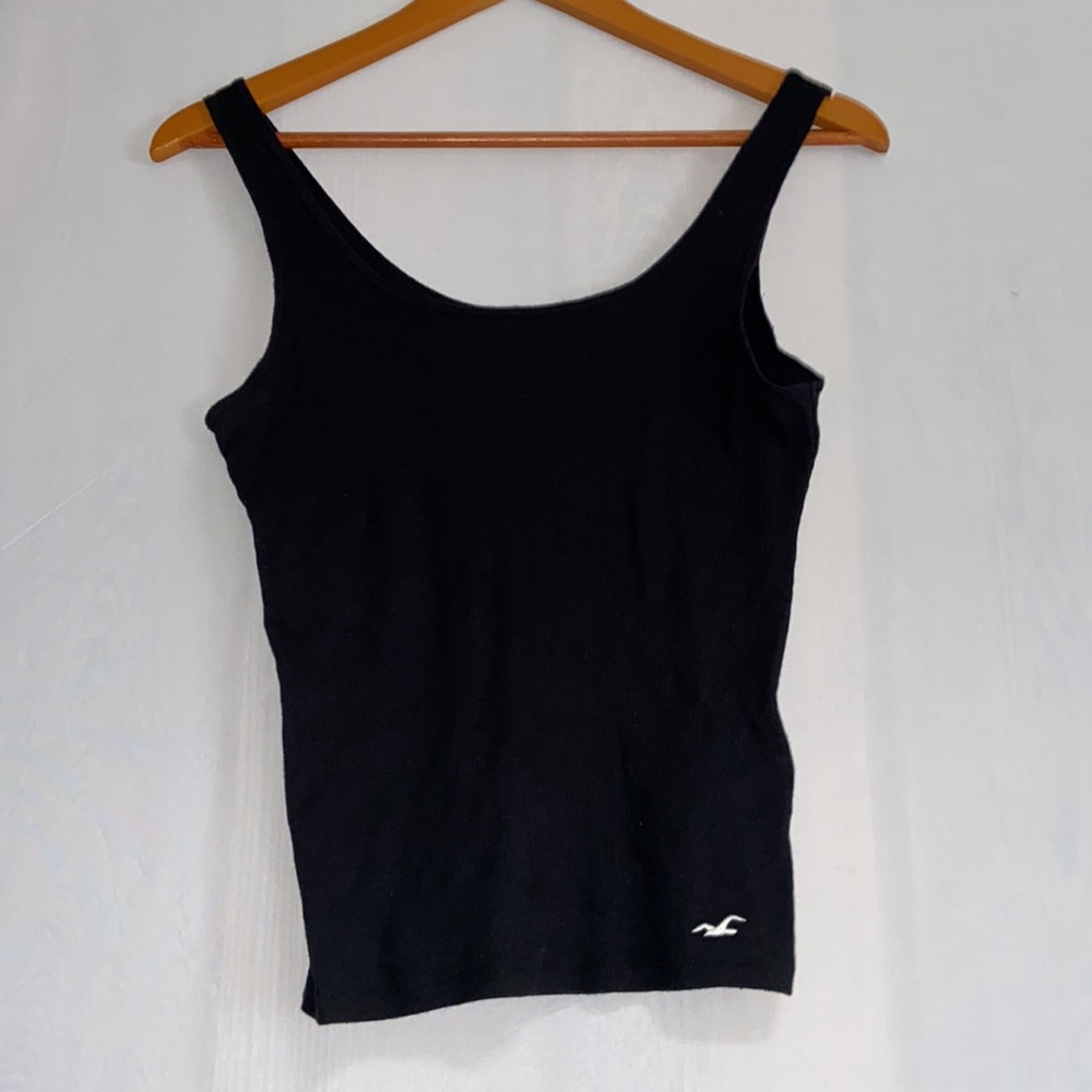 Black tank top